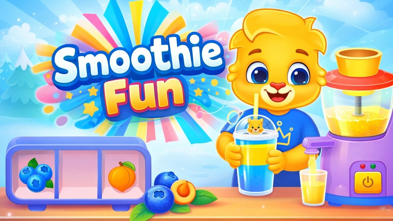 🍓 Colorful Smoothie Banane Wala Game | Kids Learning Video