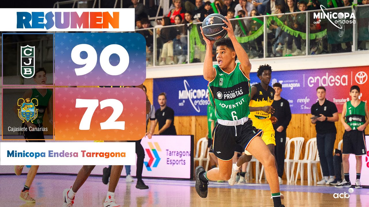Joventut Badalona - Cajasiete Canarias (90 - 72) RESUMEN | Minicopa Endesa Tarragona 2024