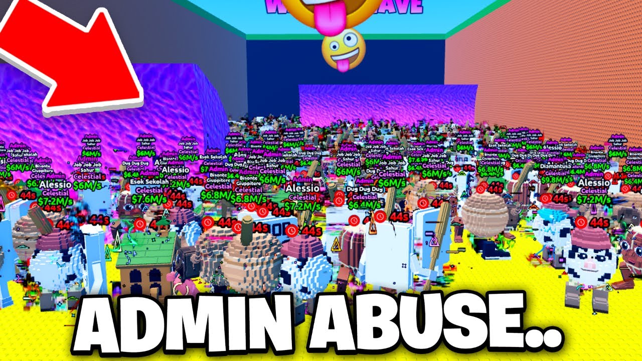 Secret ADMIN ABUSE In Escape Tsunami For Brainrots..