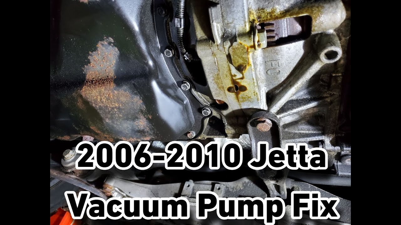 2006-2010 Volkswagen Jetta 2.5 - Vacuum Pump Fix - Cheapest Way - Engine Oil on Your Transmission