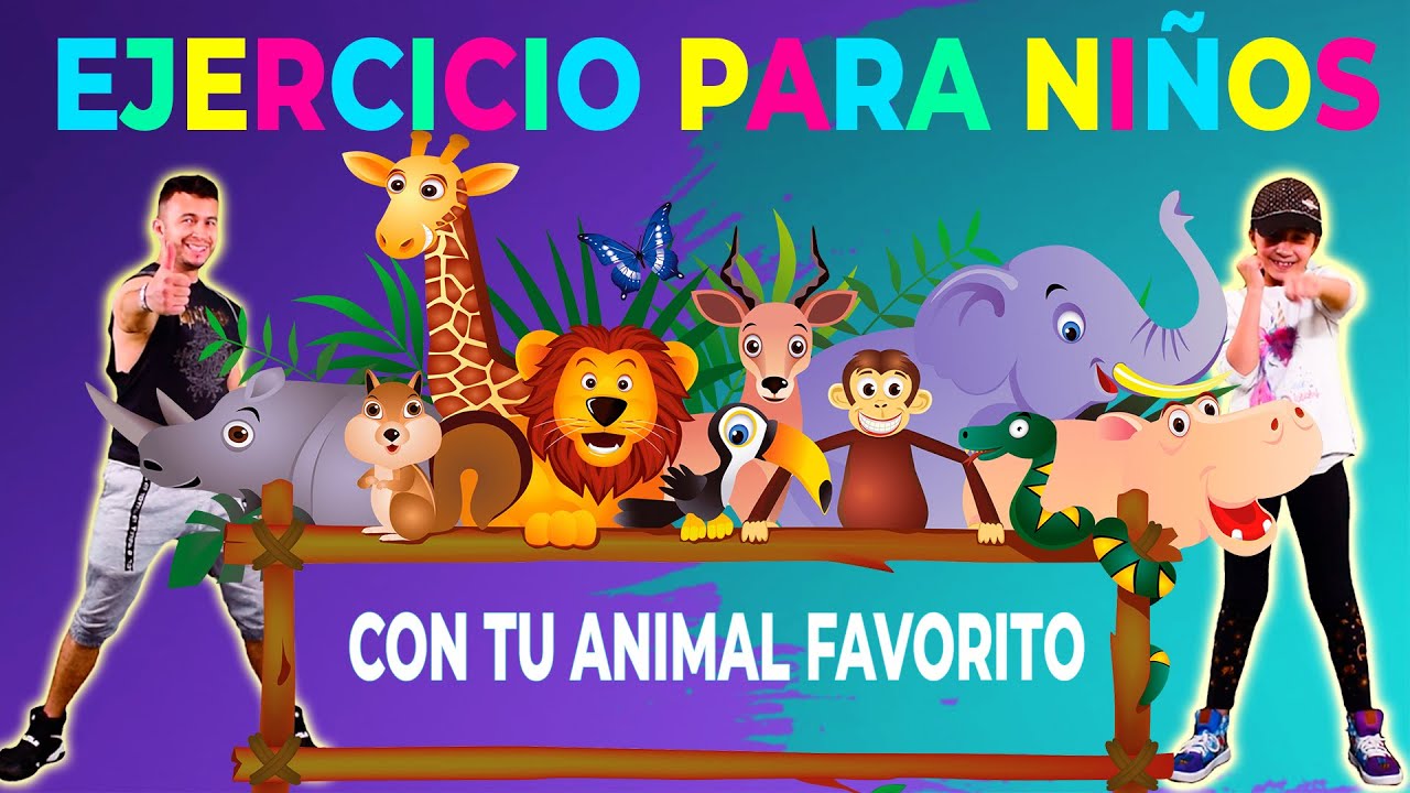 🐣 Elije tu animal Favorito 🐶10 MINUTOS de Ejercicio para Niñas y Niños 🐱🐸