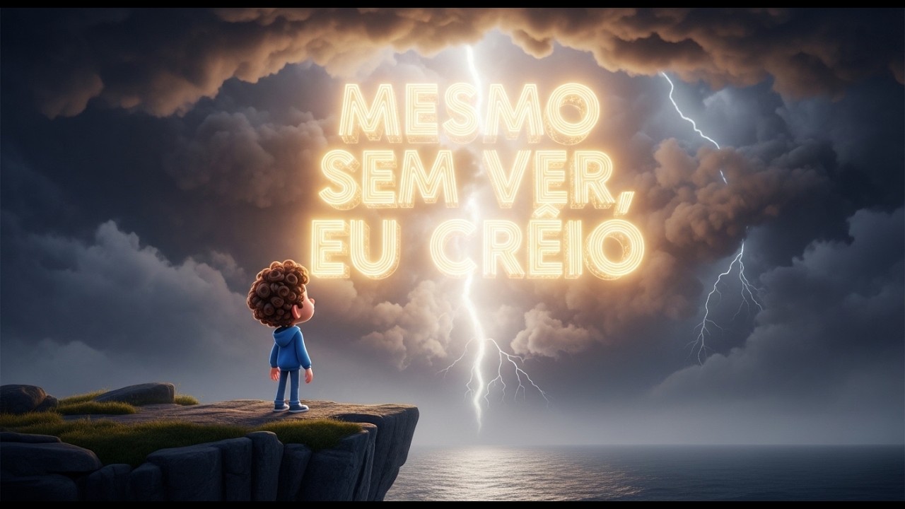 Mesmo Sem Ver, Eu Creio ✨ Música Infantil sobre Fé e Confiança em Deus | Brinça-Fé