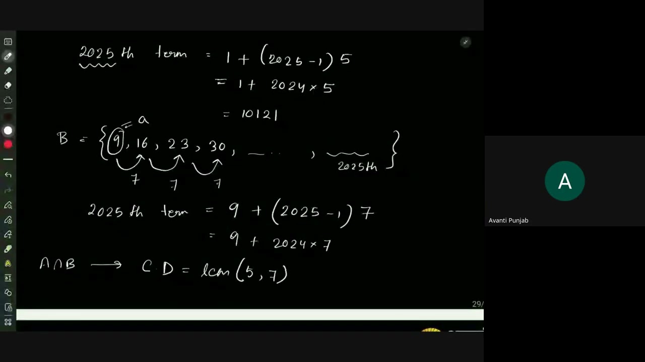Sequence and Series L2 Arithmetic Progression | 11th Math | 15th Jan, 2026