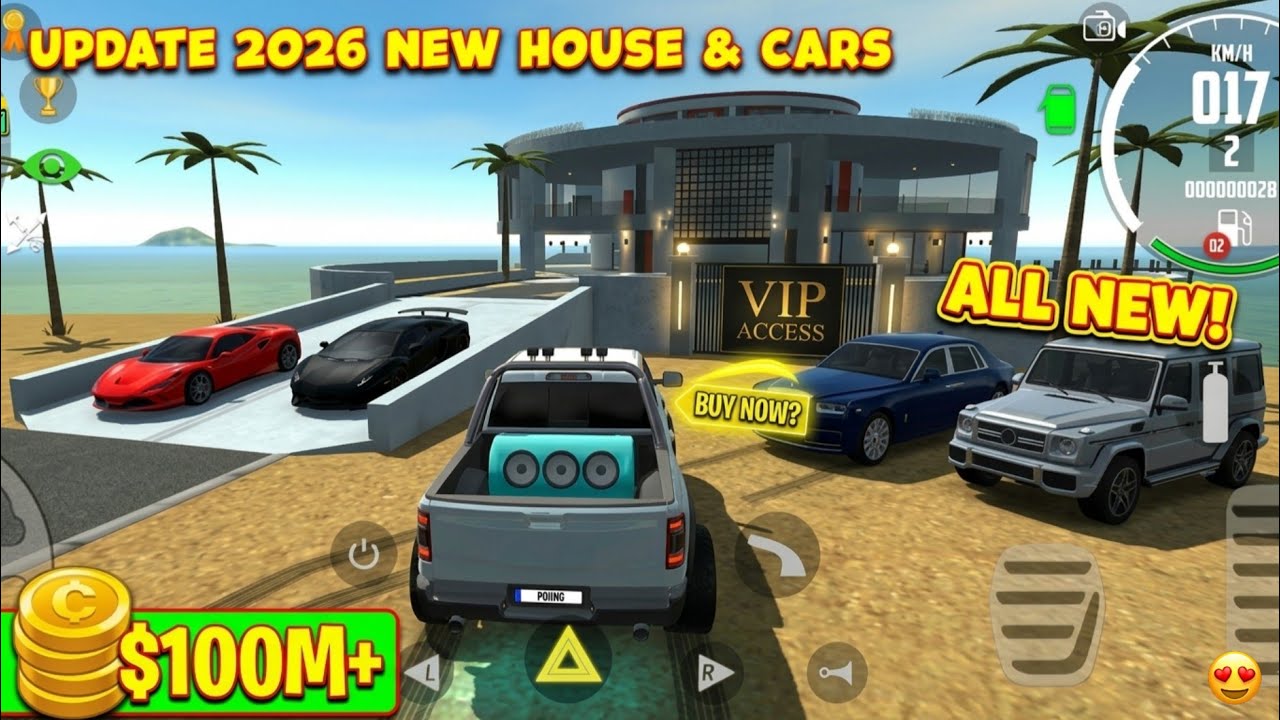 Car Simulator 2 NEW UPDATE 2026: Buying the Biggest Mansion & All New Cars!
