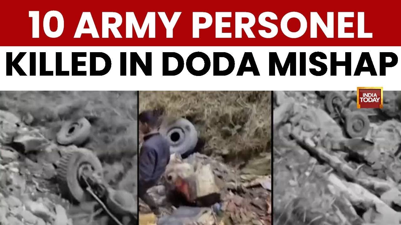 Doda Tragedy: 10 Soldiers Dead, 7 Injured After Army Vehicle Skids Into 200-Foot Gorge | India Today