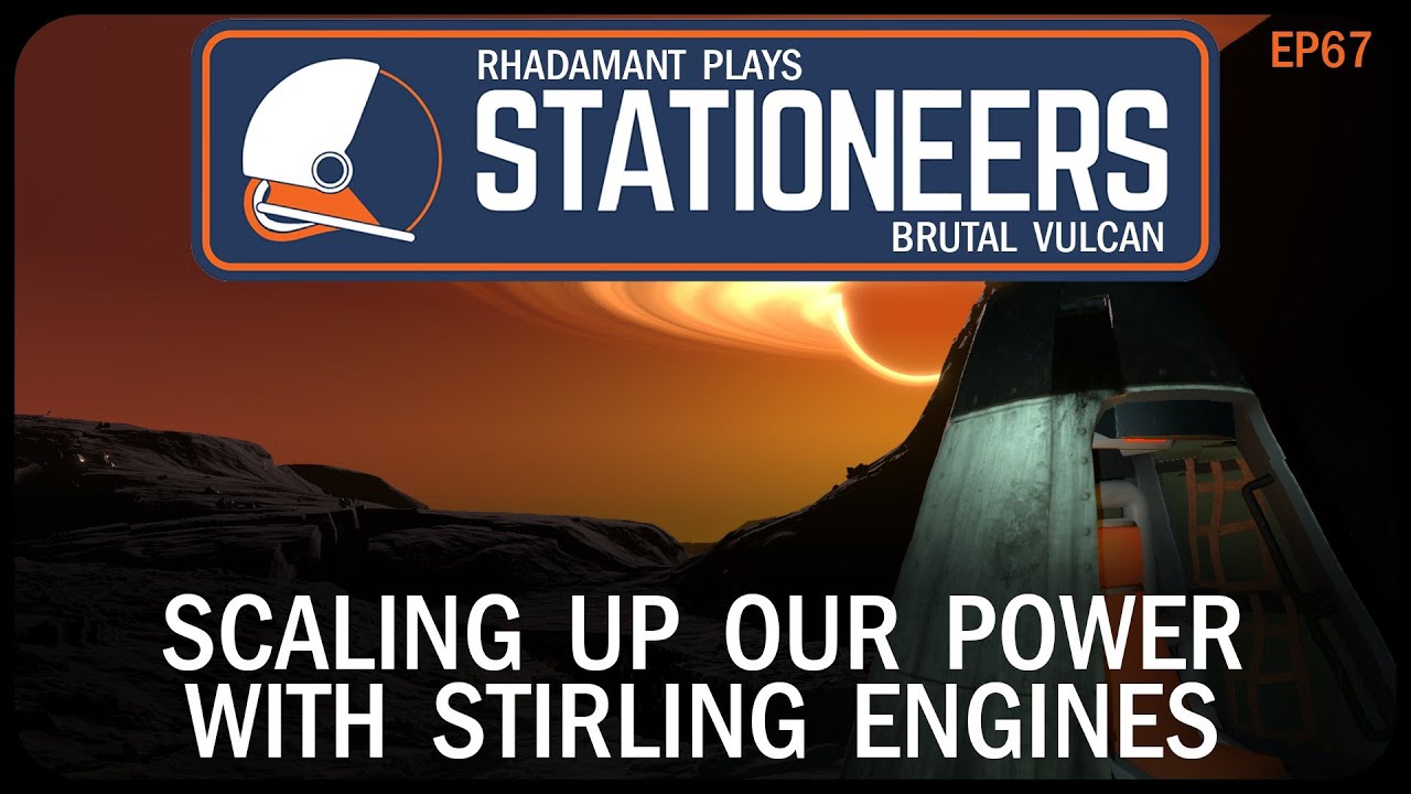 Scaling Up Our Power With Stirling Engines in Stationeers Vulcan - Surviving Hell // EP67