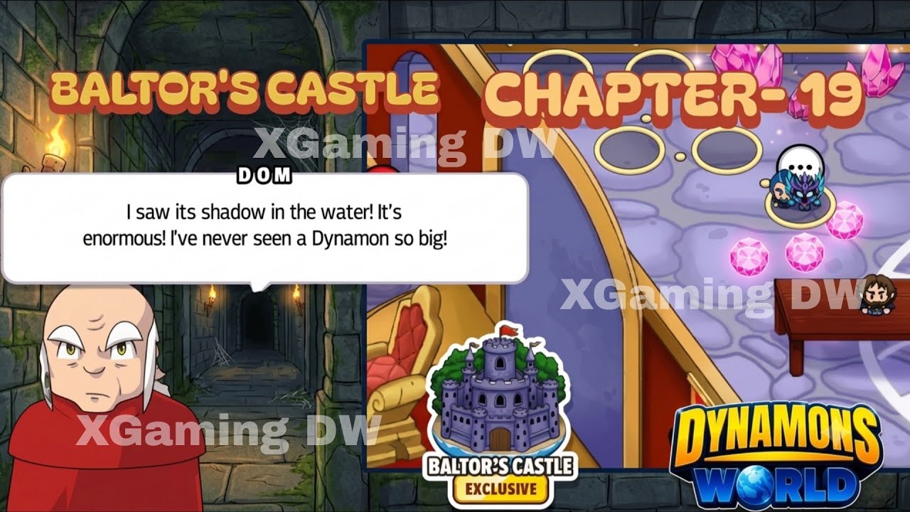 Let see  Hidden room 👀 New BALTOR CASTLE chapter-19 Dynamons world || #Dynamons world
