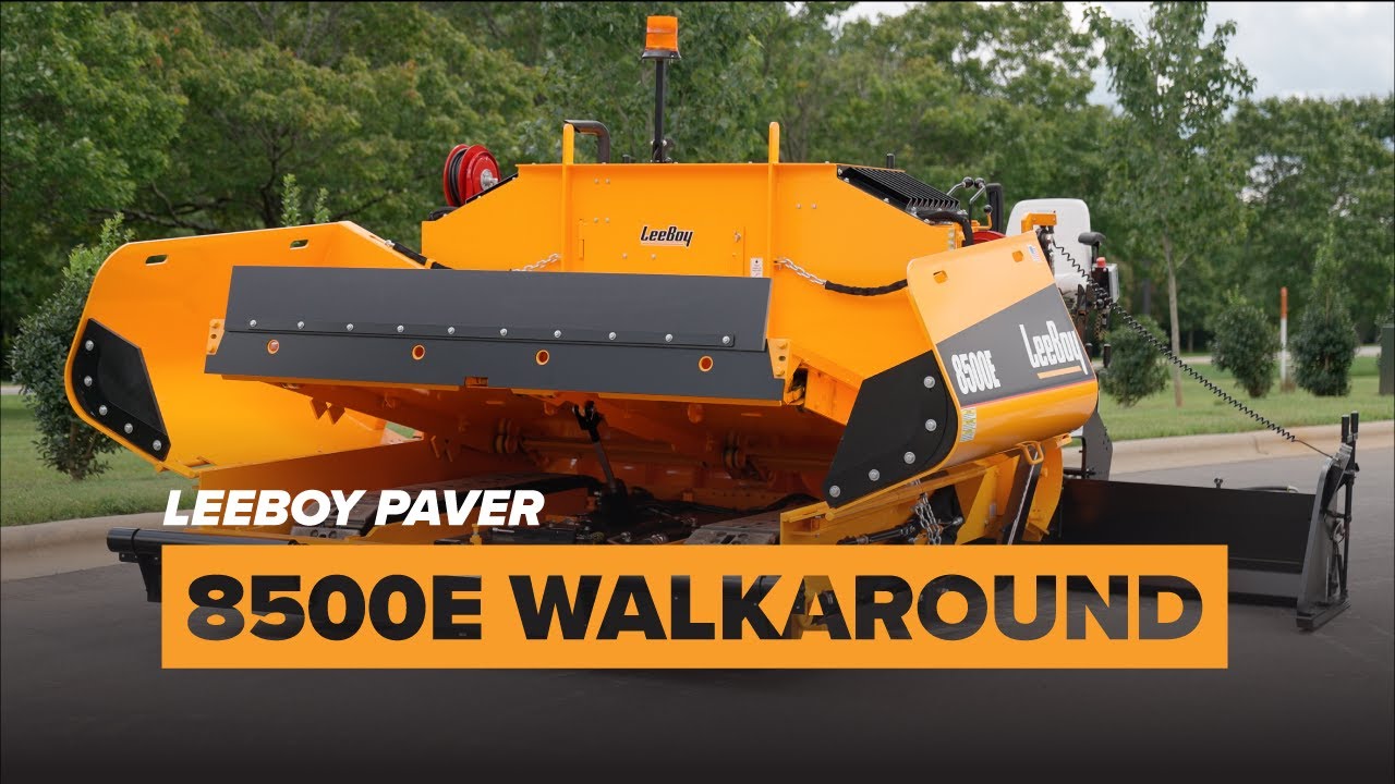 LeeBoy 8500E Asphalt Paver | LeeBoy Product Walkaround
