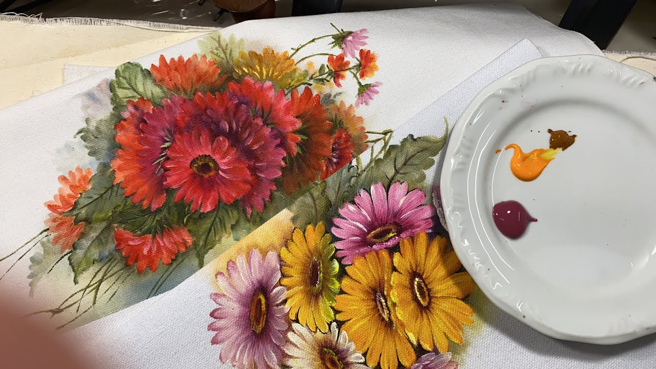 Pintura floral p/ iniciantes