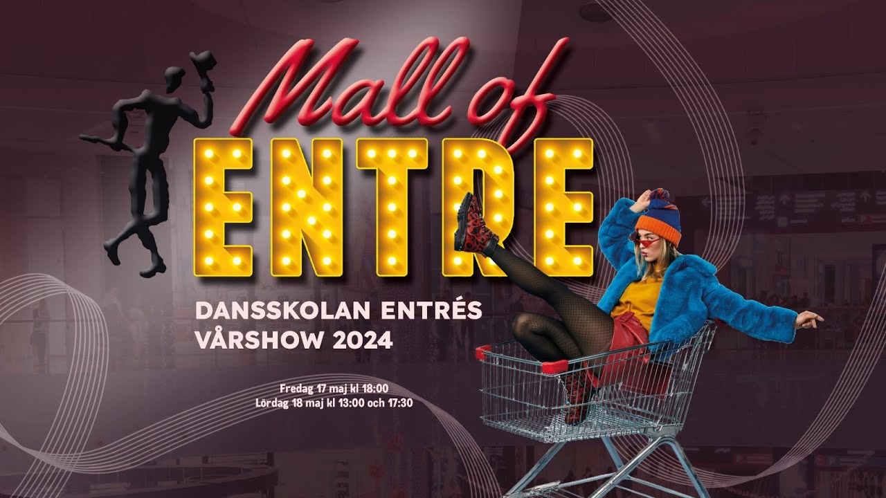Vårshow 2024 Mall of Entré, fredag 17 maj AKT 2 Dansskolan Entré