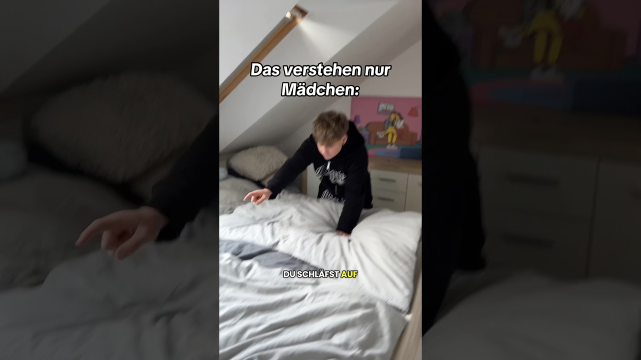 Das VERSTEHEN nur M&Auml;DCHEN!😂🫣 #shortvideo#lustig #schlafen #bett#m&auml;dchen #verstehen #couple #freund