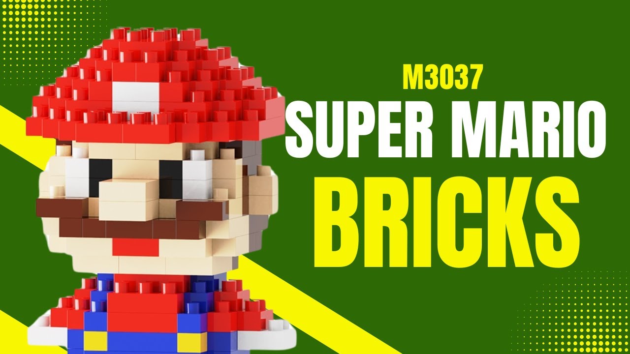 Cute Mario Brick Toy 🍄 | M3037 Mini Building Blocks Tutorial
