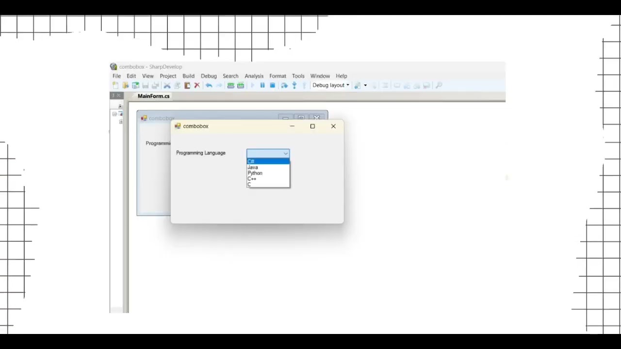 ComboBox - C# Windows Forms Controls