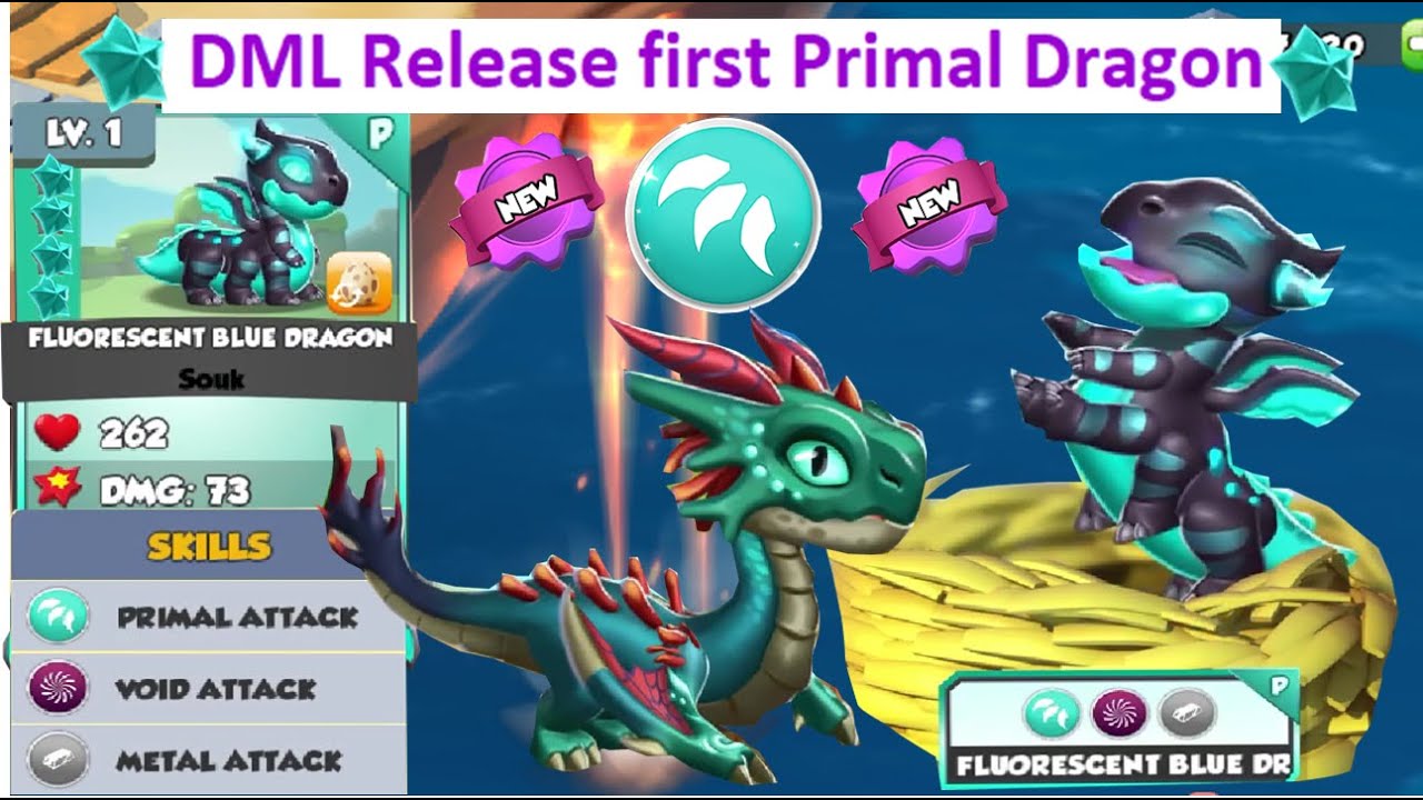 DML Release first Primal Dragon-Dragon Mania legends | Hatched Swift Pixie Dragon | DML