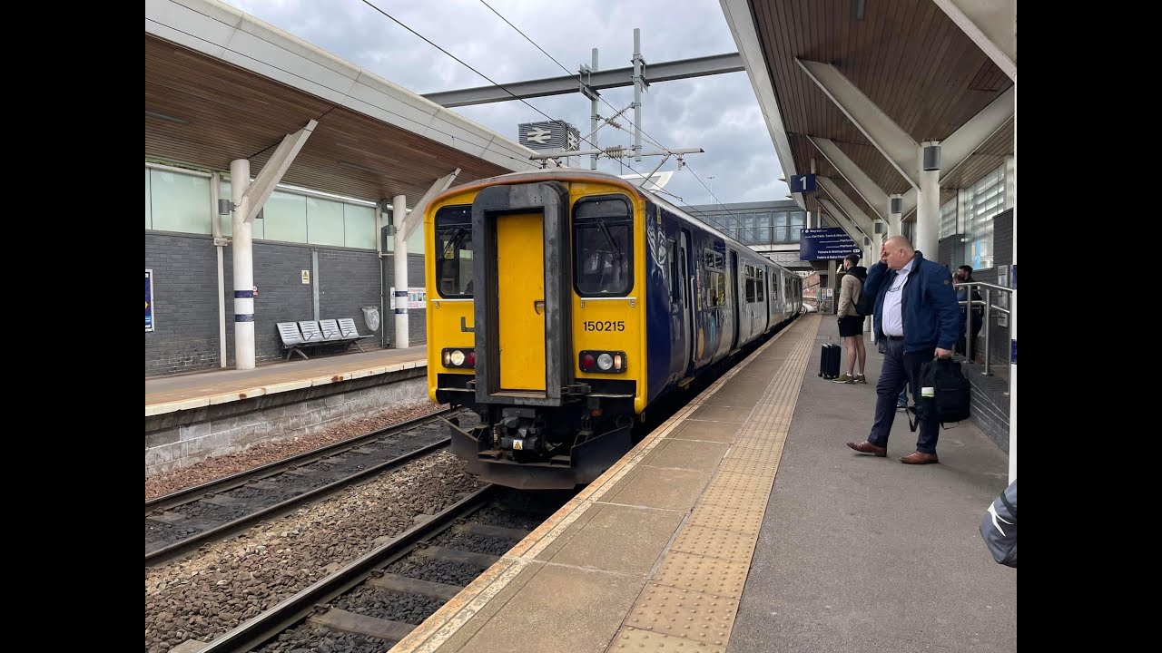 Northern 150 Trains - Rotherham Central to Sheffield Rail Ride