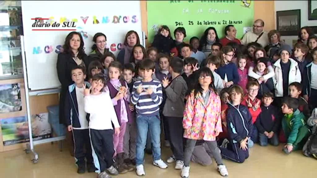 Alunos de Azaruja fizeram um intercâmbio com crianças de Badajoz