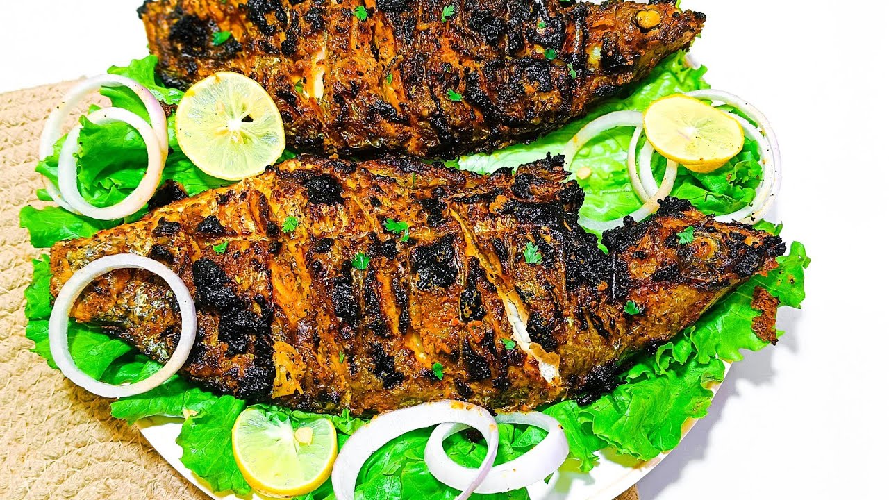 Spicy Masala Grilled Fish Recipe | Winter Special Grilled fish | Masala Fish BBQ | Simple & Tasty