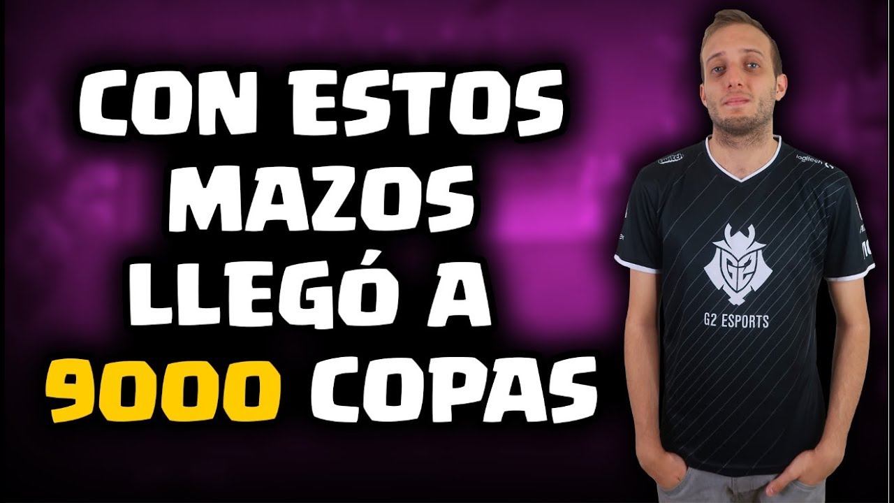 ¡LOS MAZOS CON LOS QUE VARIK0 LLEGÓ A 9000 COPAS! | Malcaide Clash Royale