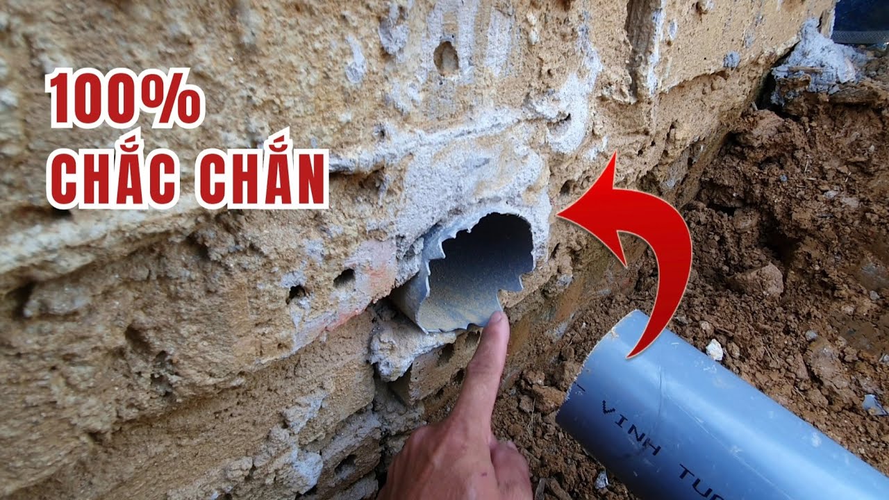 2 Cách Xử Lý Ống Nước PVC Vỡ Hoặc Gãy Sát Tường KHÔNG KHOAN ĐỤC Bạn Nên Biết #meodoisong #pvc