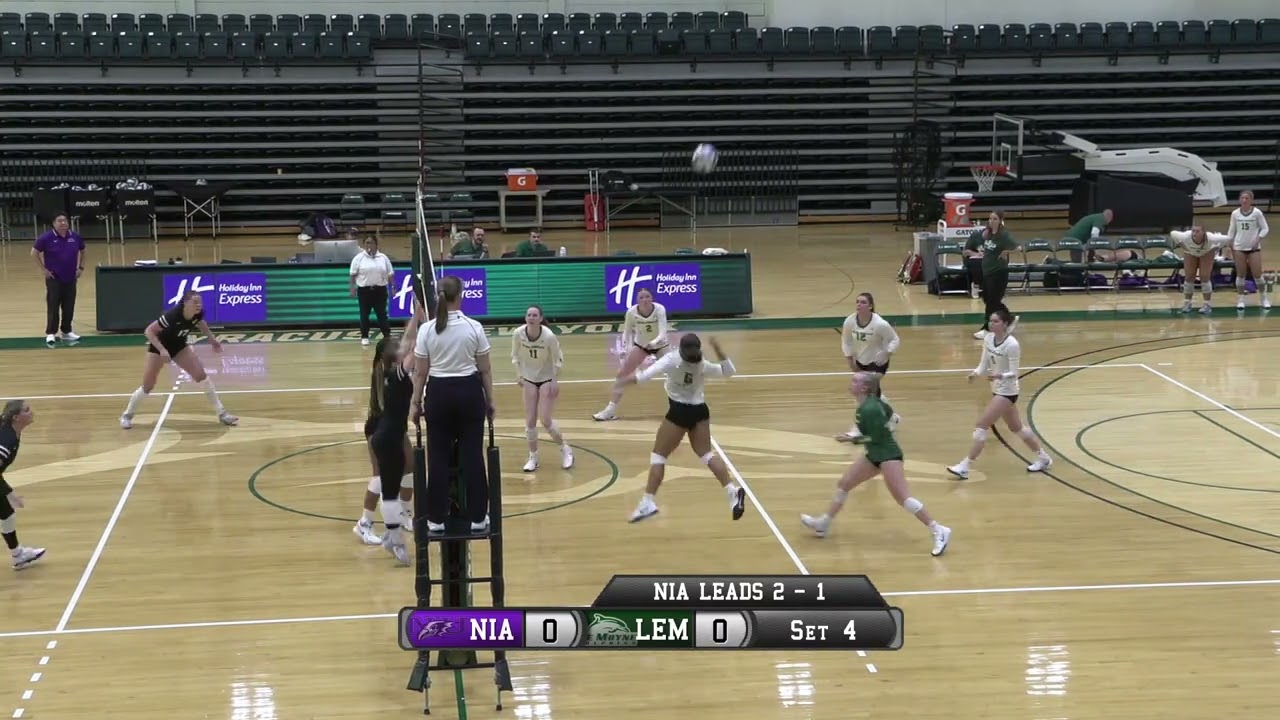 Le Moyne Women's Volleyball Highlights Vs. Niagara University