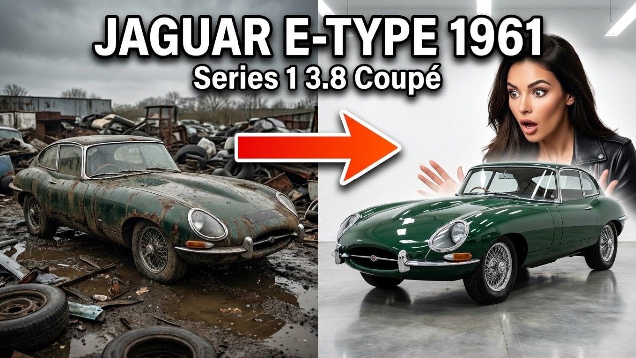 El Reveal Más Satisfactorio: Jaguar E-Type 1961 Restaurado (ASMR)