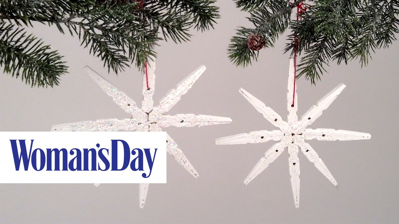 Homemade Christmas Clothespin Ornament | Woman's Day