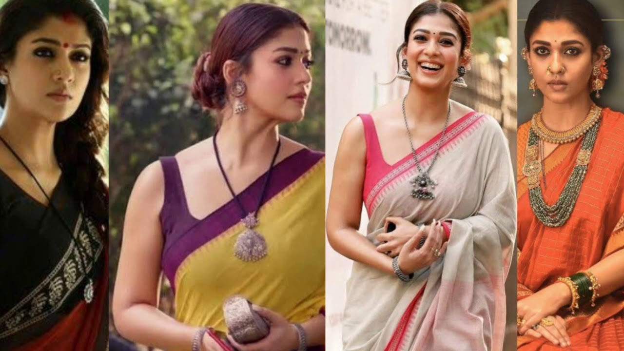 Actress Nayanthara photos/Latest nayanthara saree collections /Nayanthara outfit