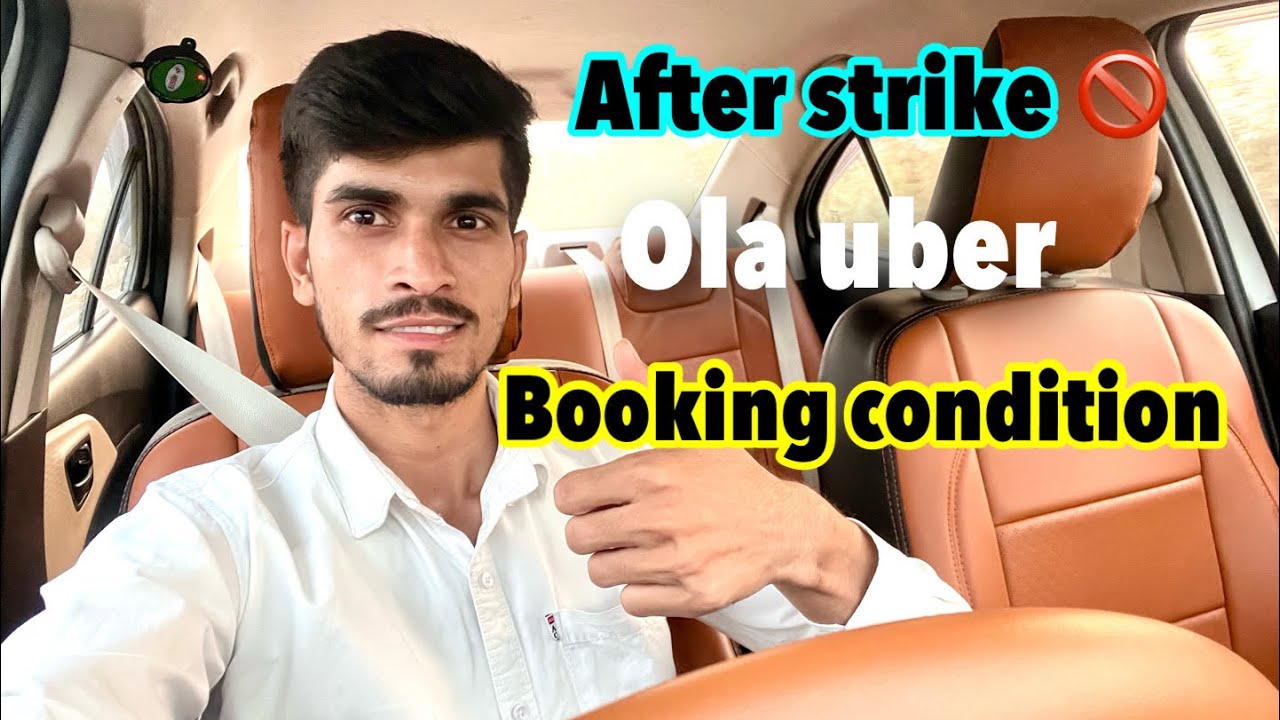 After strike ola uber booking condition and fare 😢 #olacabs #automobile #vlog #youtube 