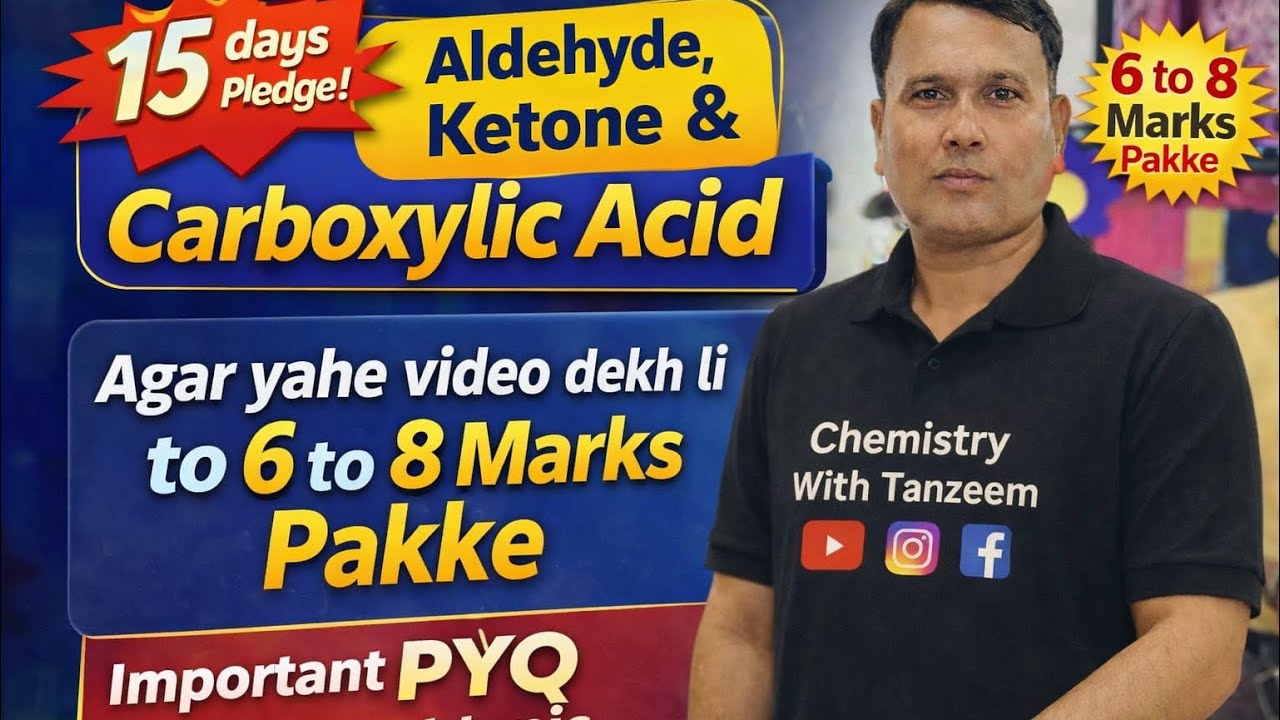 Aldehyde ketones & Carboxylic acid important PYQ +important topics #chemistry #boardexam #neet #jee 