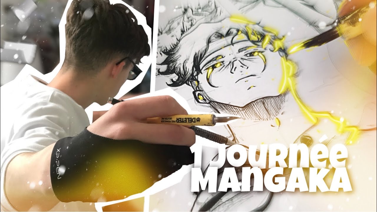 1 journée dans la peau d'un mangaka ! (24h)