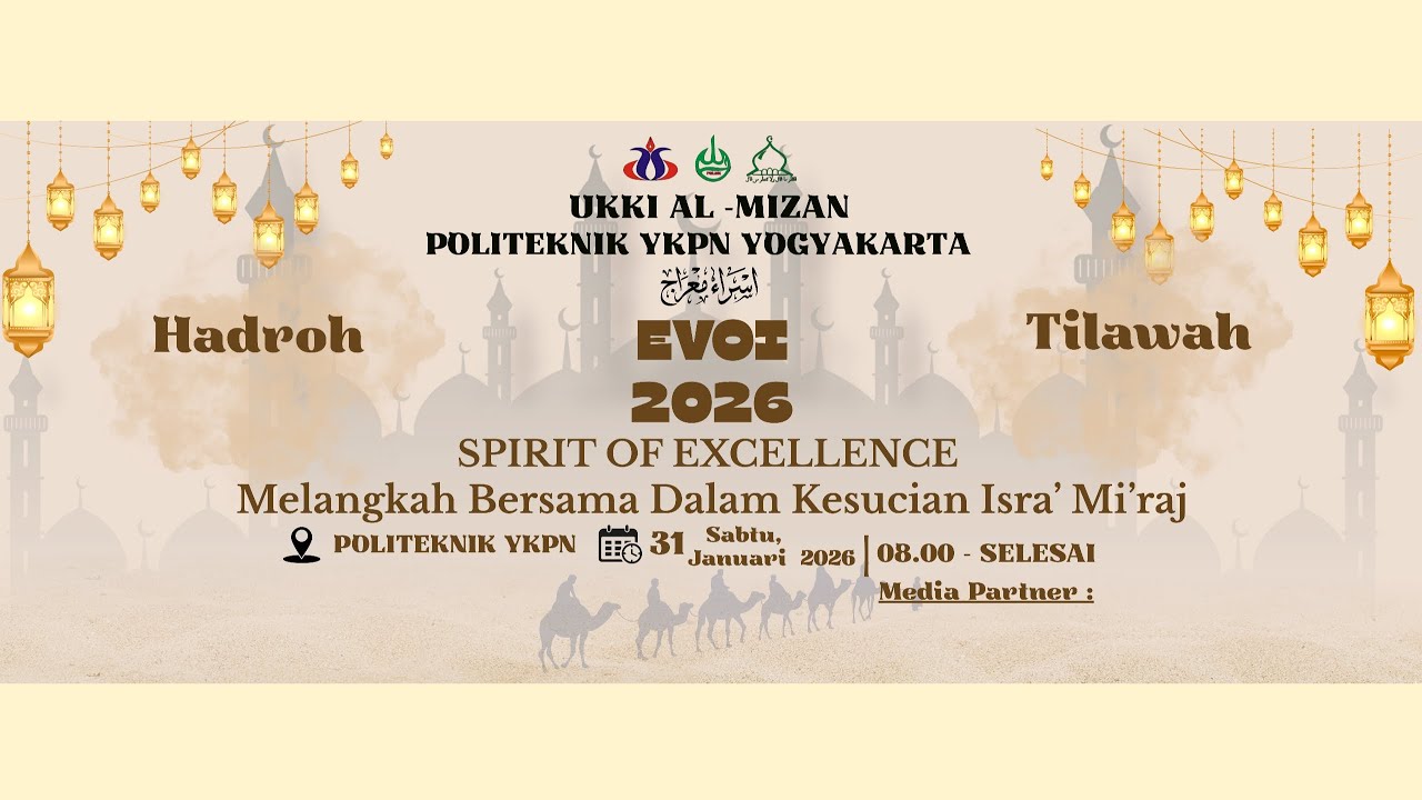 🔴🔵 FESTIVAL HADROH DIY & JATENG || EVENT OF ISRA' MI'RAJ (EvOI) POLITEKNIK YKPN 2026 (SESI 2)