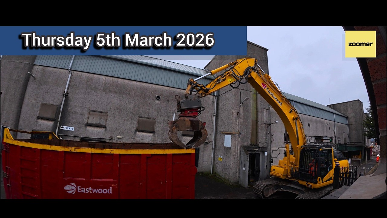 Thursday 5th March 2026 Casement Park Rear Stadium Demolition