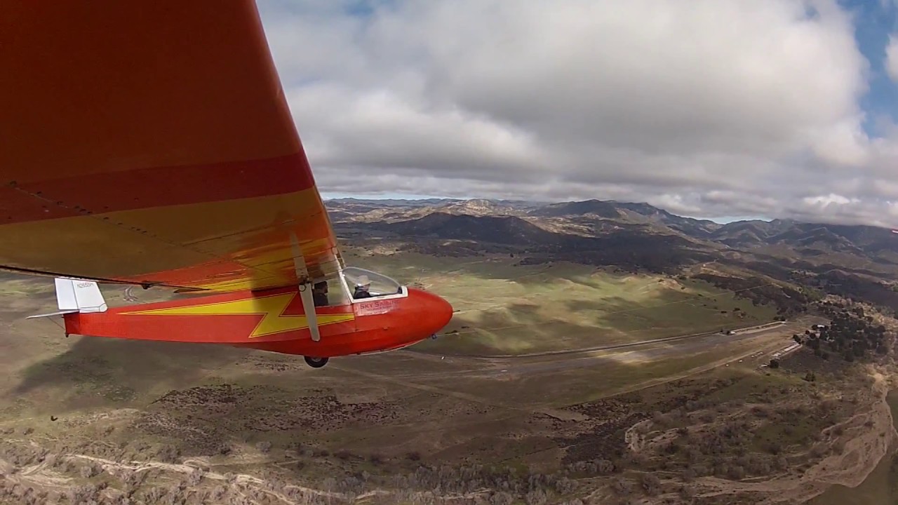 Glider Warner Springs Soaring - Aerotow SGS-233 Sky Sailing