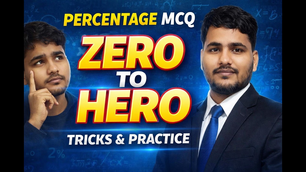 percentage MCQ#uppolice #upsi #railwayexam #yatharth shukla