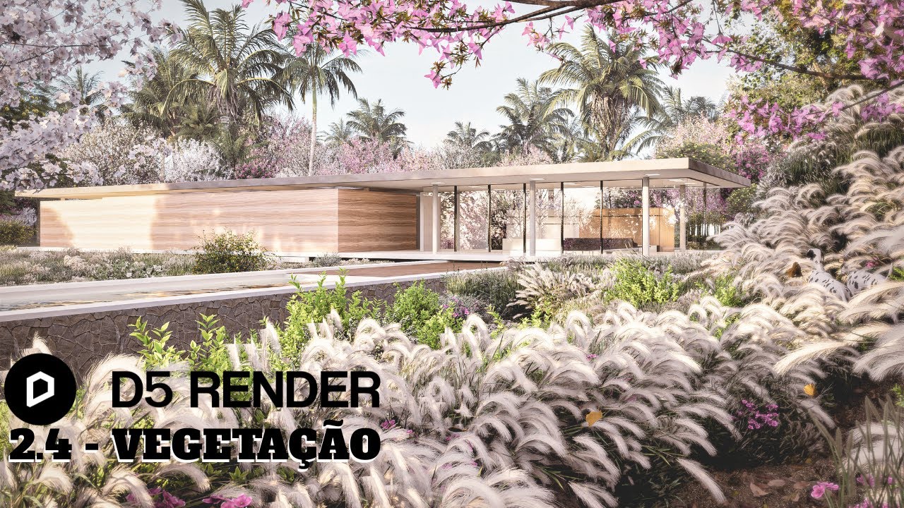 D5 Render 2.4 - TUTORIAL EM VEGETAÇÃO