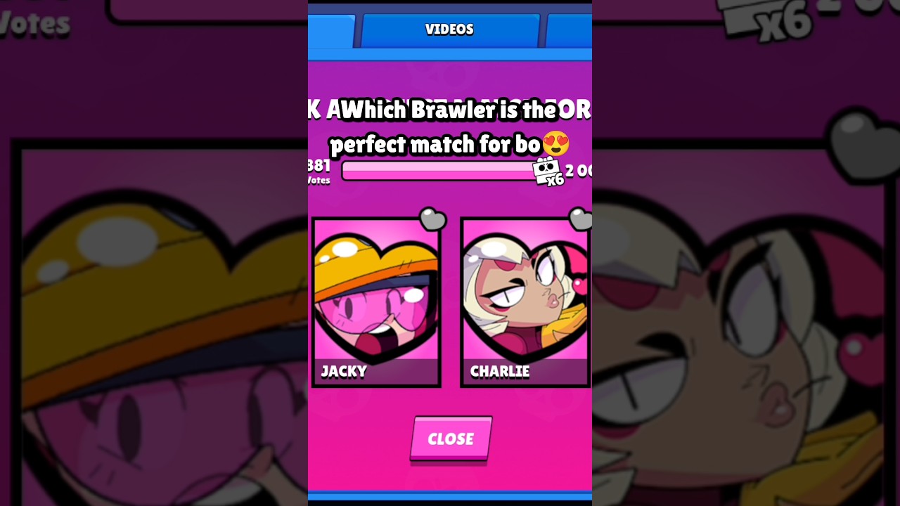 Who's Bo's PERFECT Match for brawlentine 🤔 #brawlstars #brawlentines