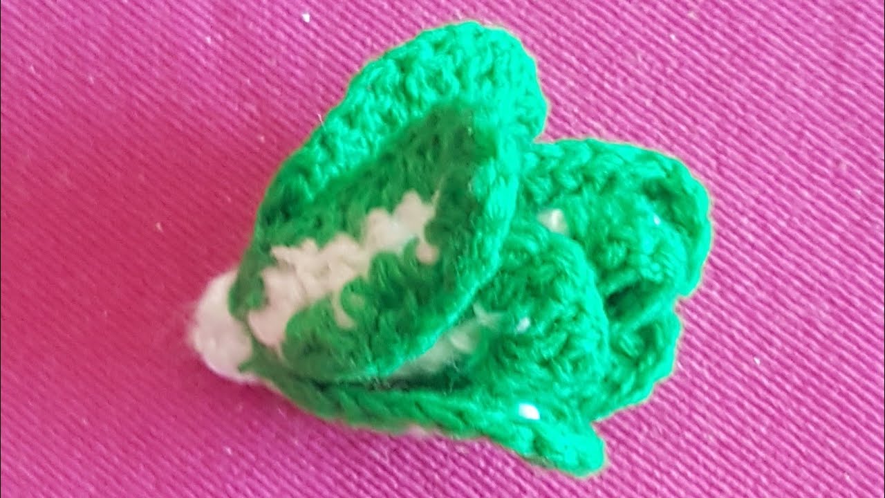 بالكروشيه..طريقة عمل خس ببواقي الخيوط/How to crochet Lettuce
