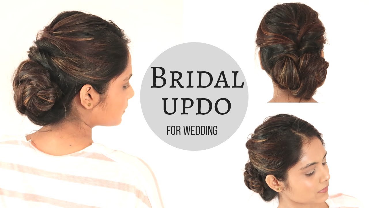 Bridal Hairstyle For Wedding | Low Braid Bun Hairstyle| komal's hairstyle