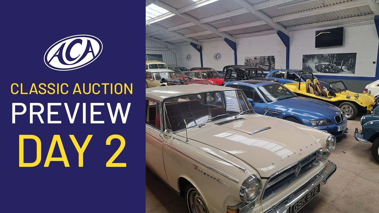 PREVIEW DAY 2 - 300 Classic Cars & 90 Classic Motorcycles - Anglia Car Auctions, Classic Car Auction