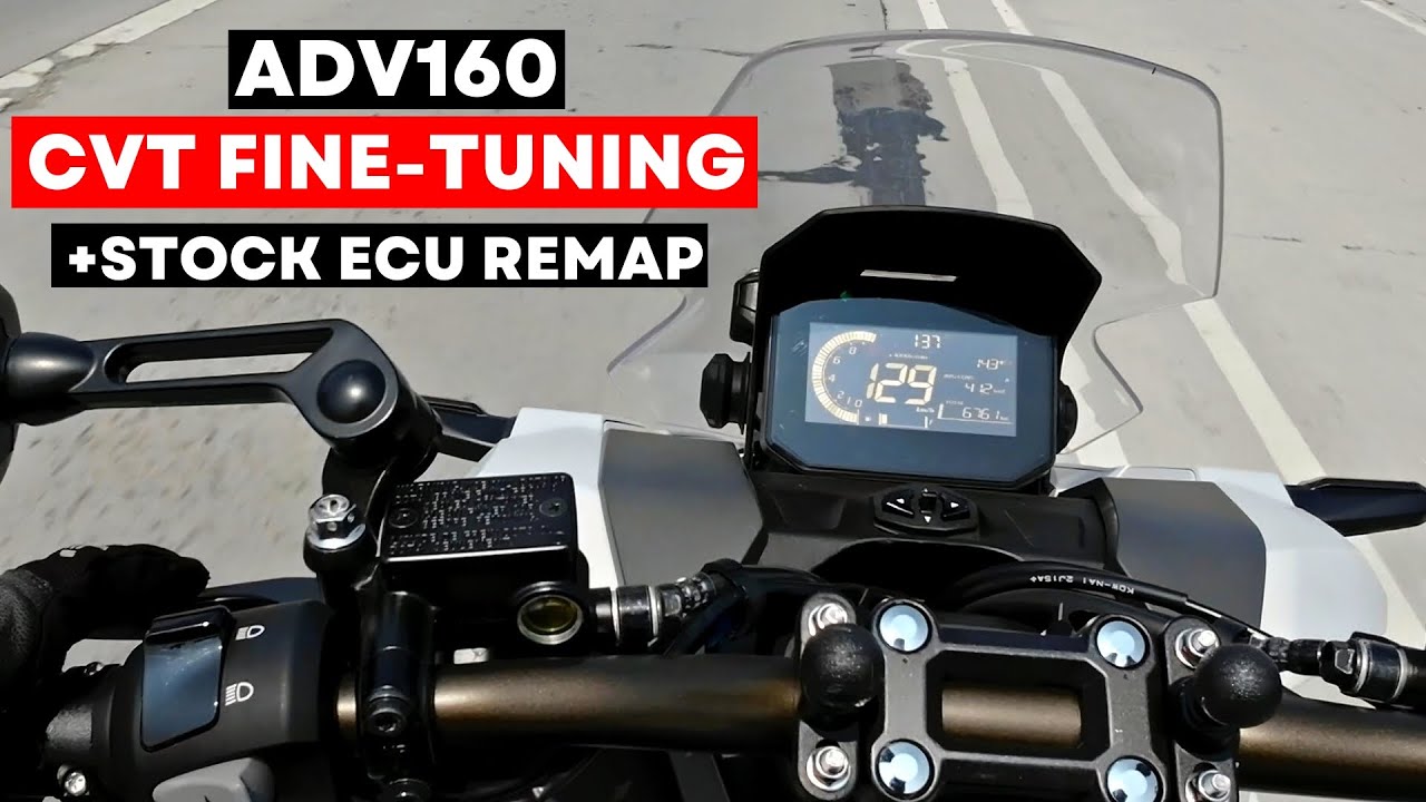 ADV 160 | CVT Fine Tuning + Stock ECU Remap