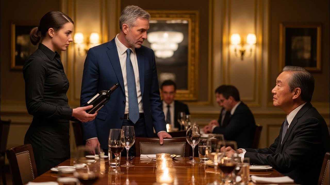 El Millonario estaba desesperado en su cena de negocios, hasta que la mesera habló en chino