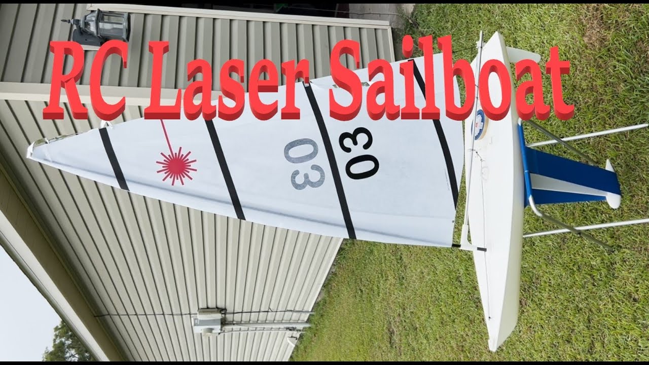 RC Laser Sailboat From Intensitysails Walk Around
