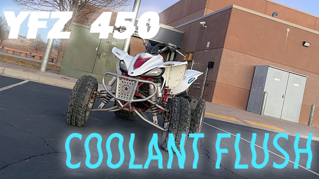 Как выполнить промывку системы охлаждения Yamaha YFZ450