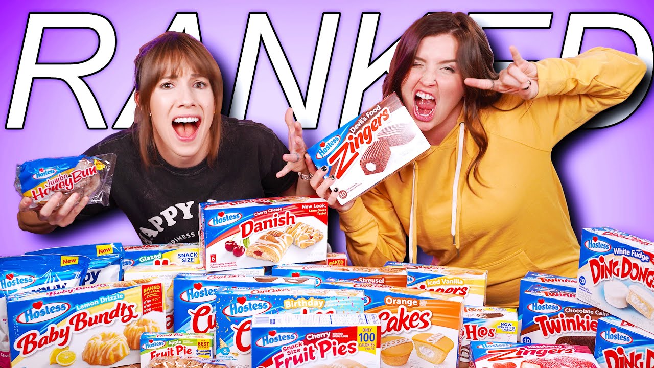 We Ate EVERY Hostess Treat! - Taste Tested & Ranked!
