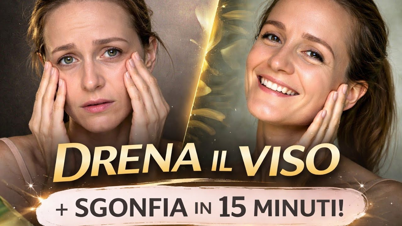 MASSAGGIO LINFODRENANTE VISO: Elimina Gonfiore e Borse in 15 Minuti!