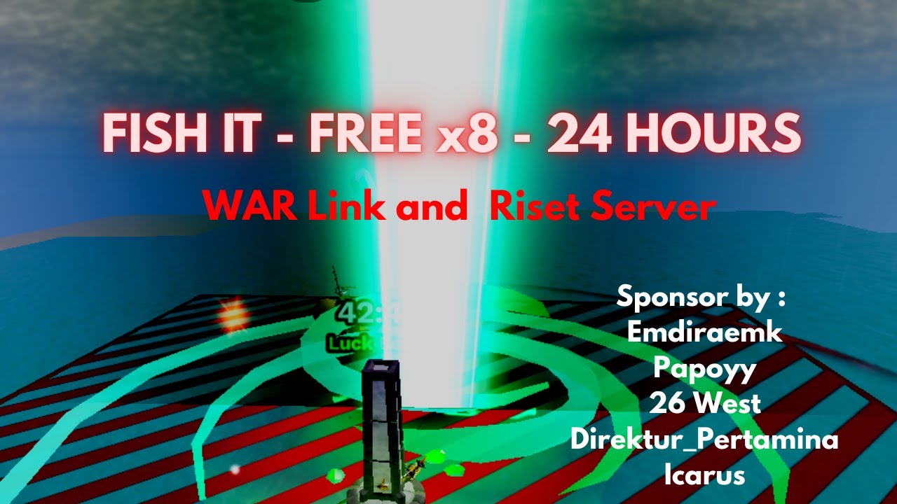 SERVER x8 24 JAM FREE | Fish It MEGALODON Target !! Part #2