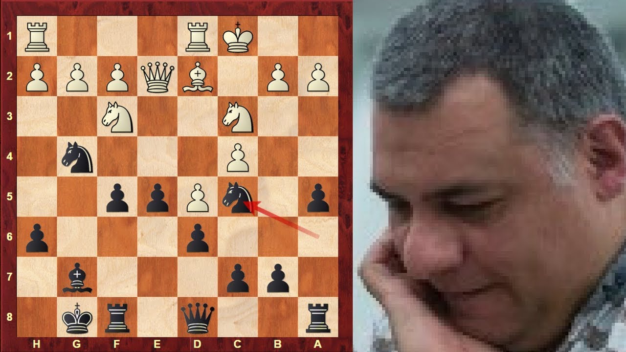 Blockading Knight! Instructive Chess game: The Knight on c5! Tartakower and Modern Defence