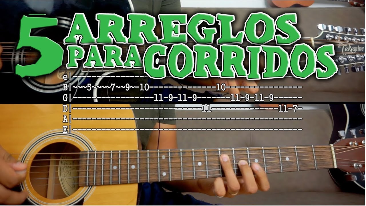 5 arreglos para corridos | Tiempo 6/8