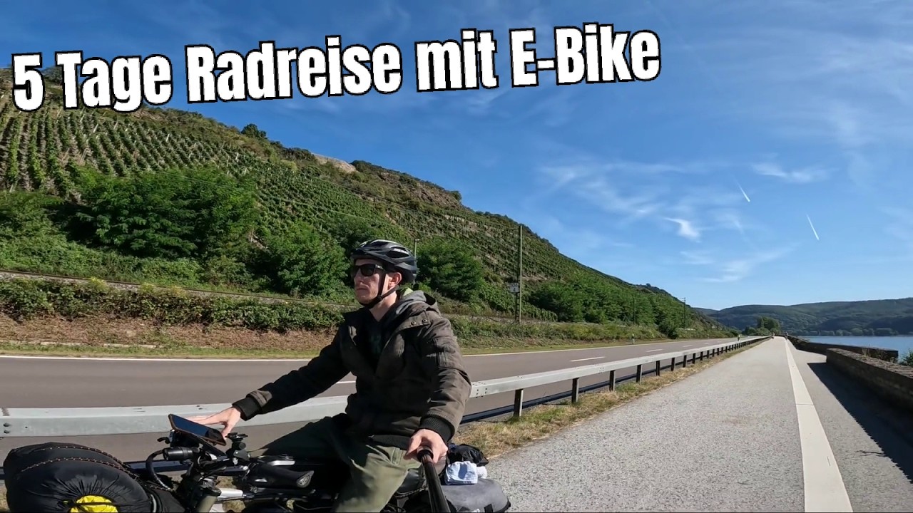 5 Tage Extrem E-Bike Bikepacking Tour mit g&uuml;nstiger Ausr&uuml;stung - 330km Radreise - Der Film