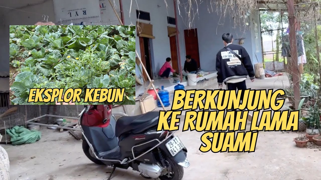 BERMAIN KE RUMAH PERTAMA SUAMI || EKSPLOR KEBUN BELAKANG RUMAH BERSAMA ANAKKU
